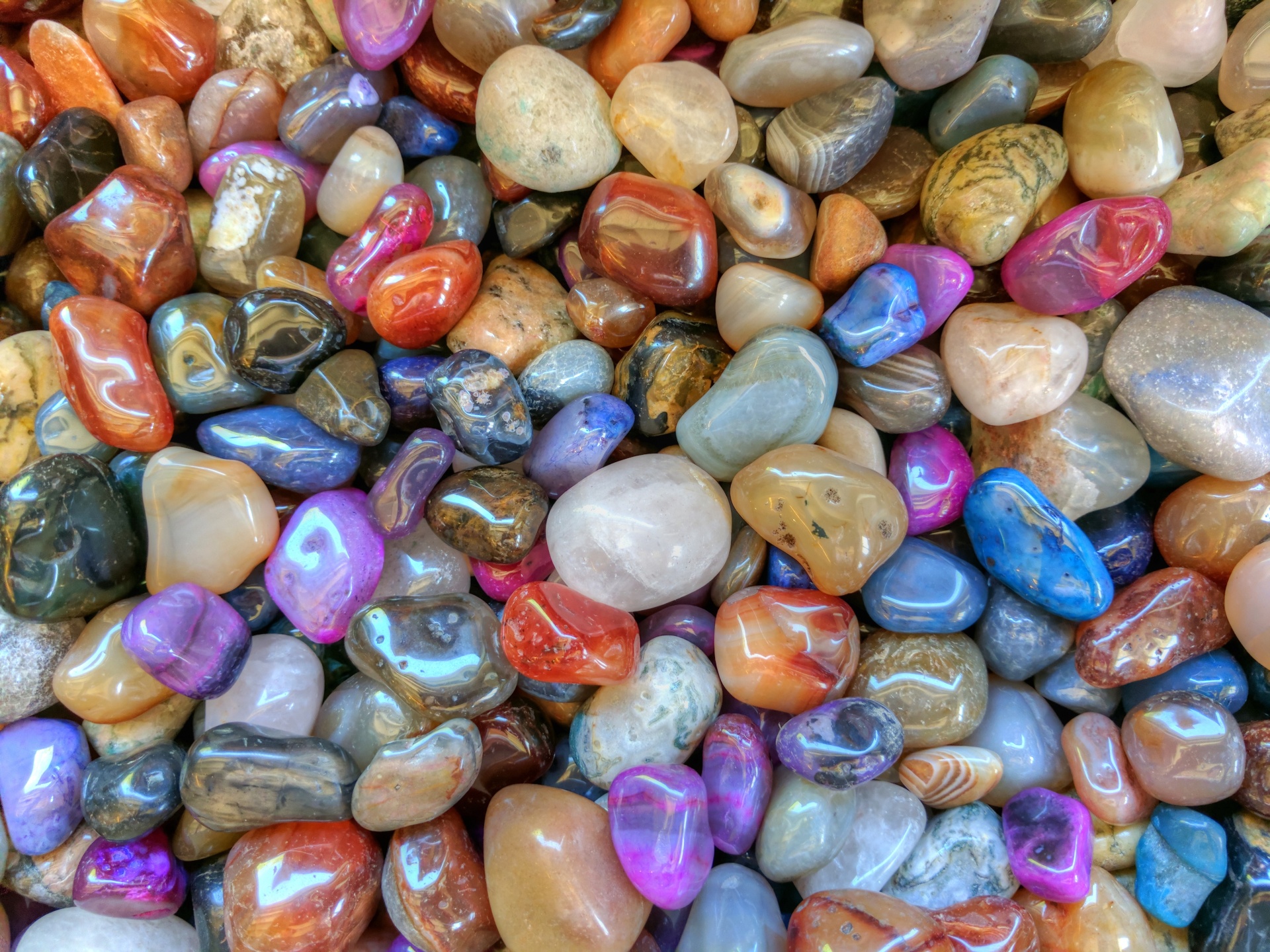 polished stones